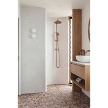 Kai Gloss White Penny Round Ceramic Mosaic Tile